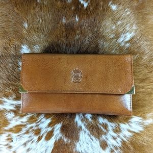 Michael Stevens Brown Leather Vintage Wallet
